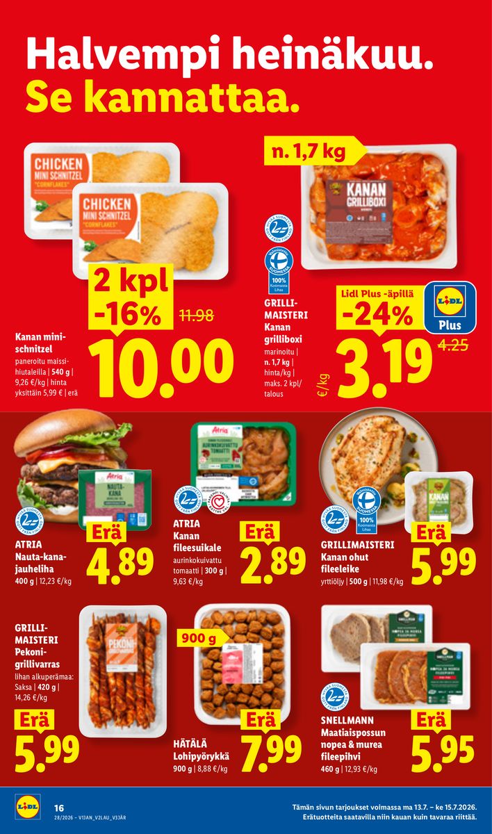 Lidl catalog page 22 — 2026-07-09 to 2026-07-15