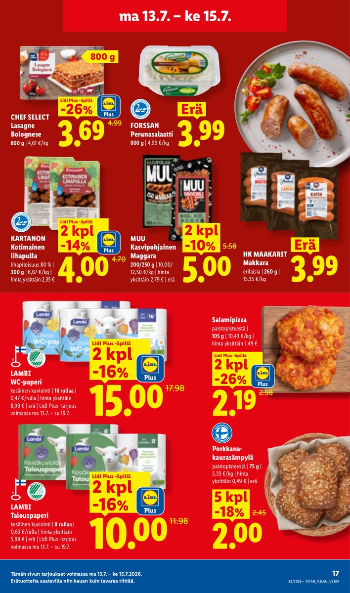 Lidl catalog page 23 — 2026-07-09 to 2026-07-15