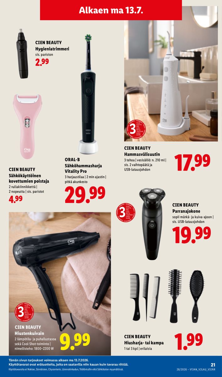 Lidl catalog page 27 — 2026-07-09 to 2026-07-15