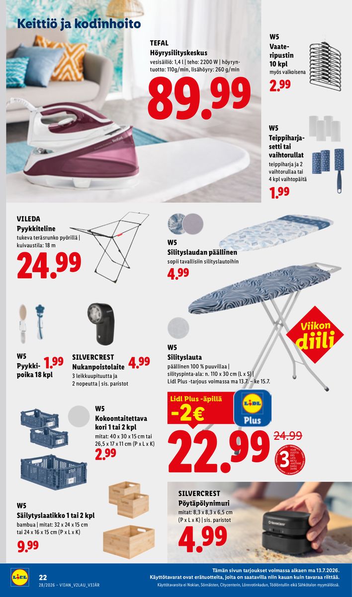 Lidl catalog page 28 — 2026-07-09 to 2026-07-15