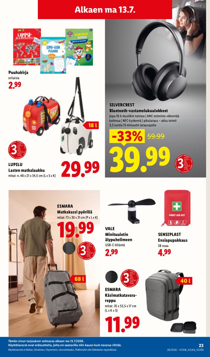 Lidl catalog page 29 — 2026-07-09 to 2026-07-15