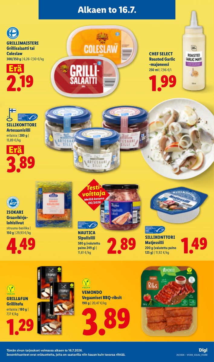 Lidl catalog page 9 — 2026-07-16 to 2026-07-22