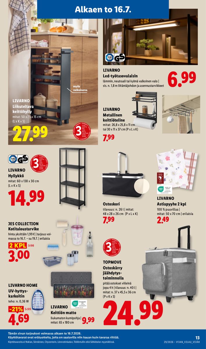 Lidl catalog page 19 — 2026-07-16 to 2026-07-22