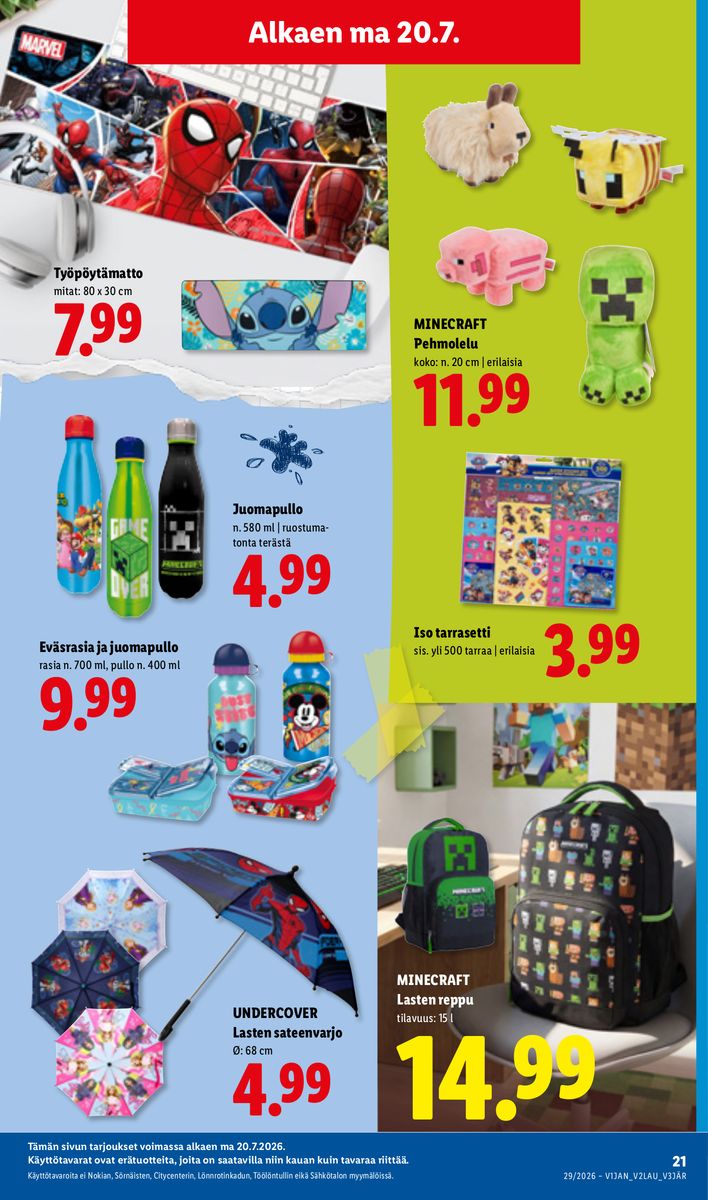 Lidl catalog page 29 — 2026-07-16 to 2026-07-22