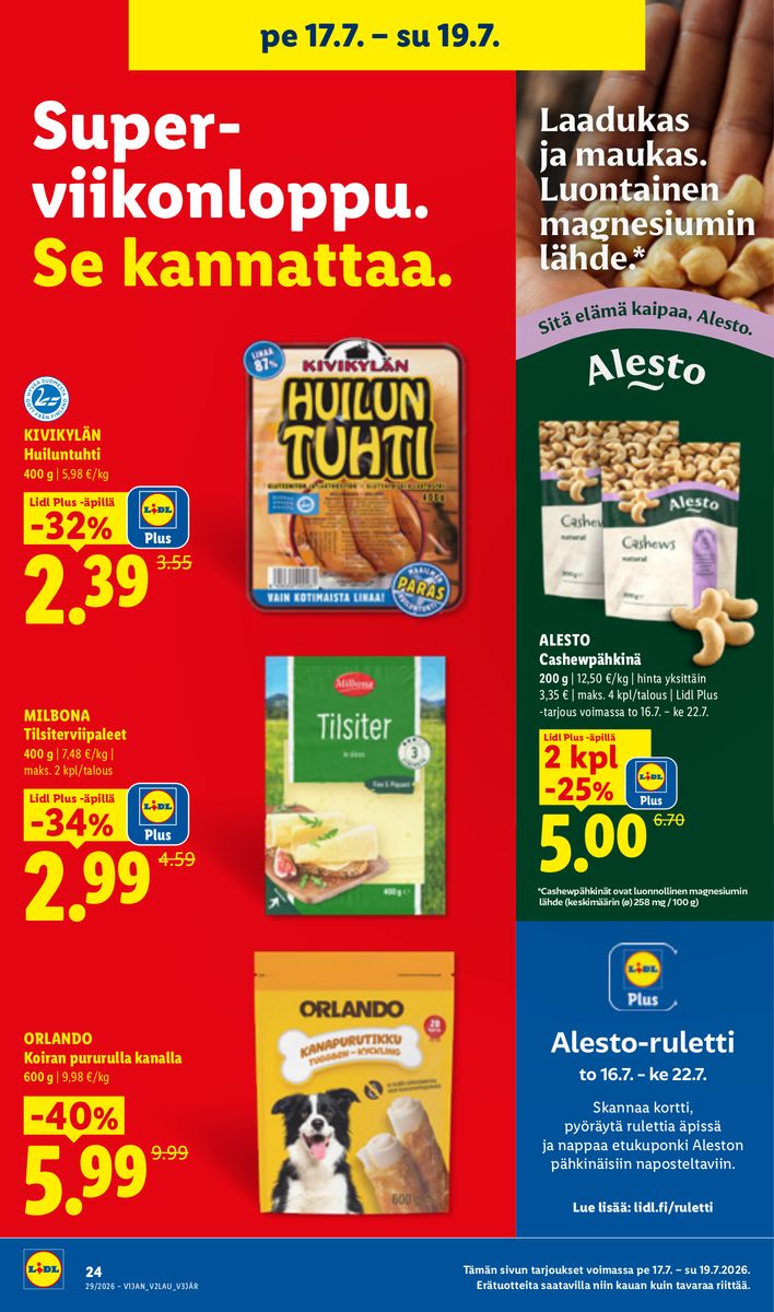 Lidl catalog page 32 — 2026-07-16 to 2026-07-22