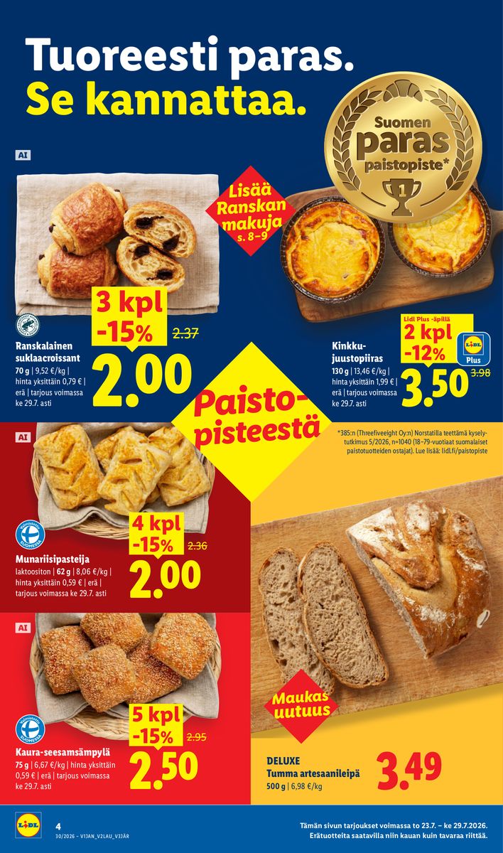 Lidl catalog page 4 — 2026-07-23 to 2026-07-29