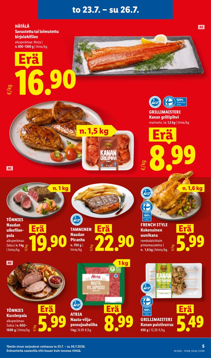 Lidl catalog page 5 — 2026-07-23 to 2026-07-29