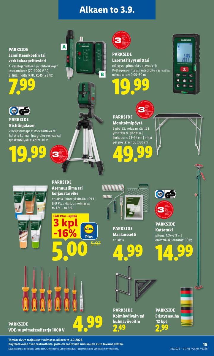 Lidl catalog page 5 — 2026-09-03 to 2026-09-09