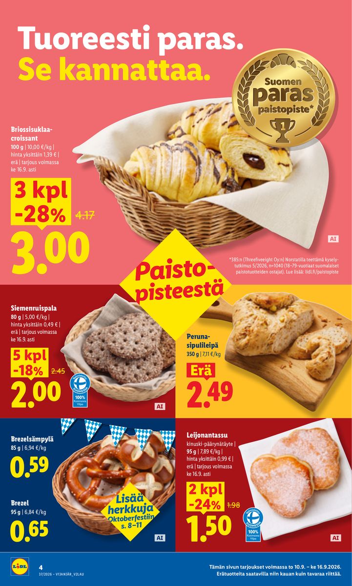 Lidl catalog page 4 — 2026-09-10 to 2026-09-13