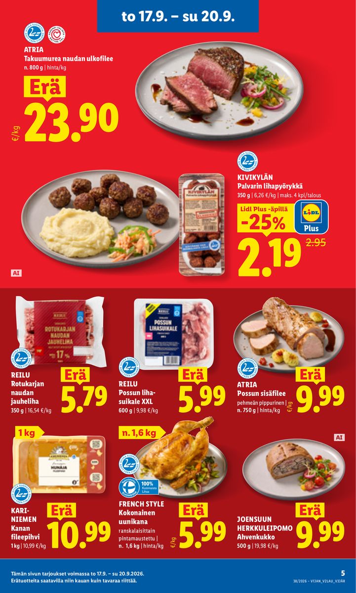 Lidl catalog page 5 — 2026-09-17 to 2026-09-20