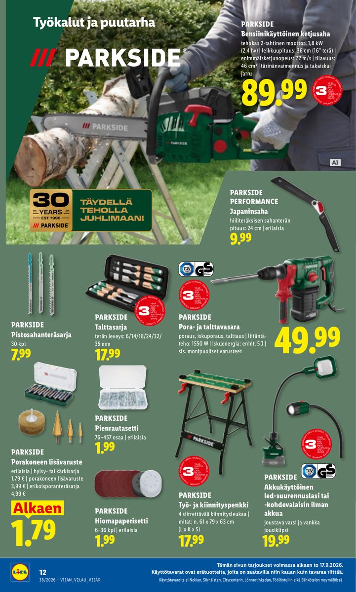 Lidl catalog page 14 — 2026-09-17 to 2026-09-20
