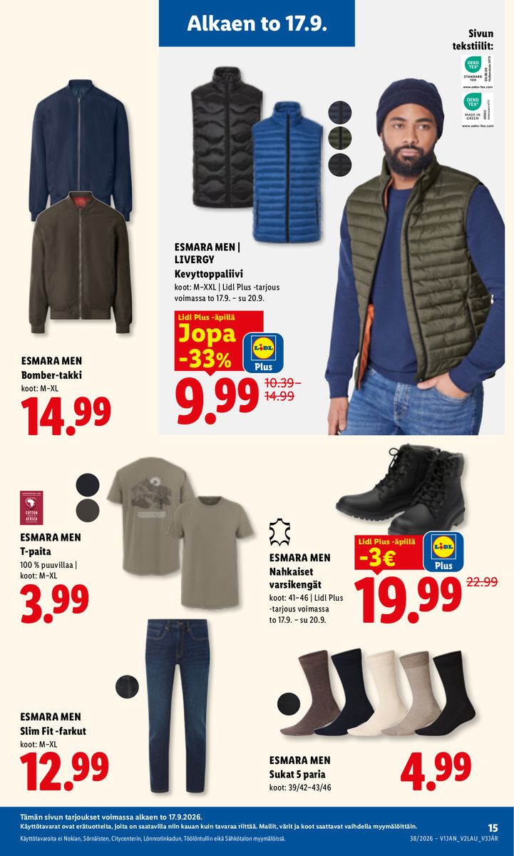 Lidl catalog page 17 — 2026-09-17 to 2026-09-20