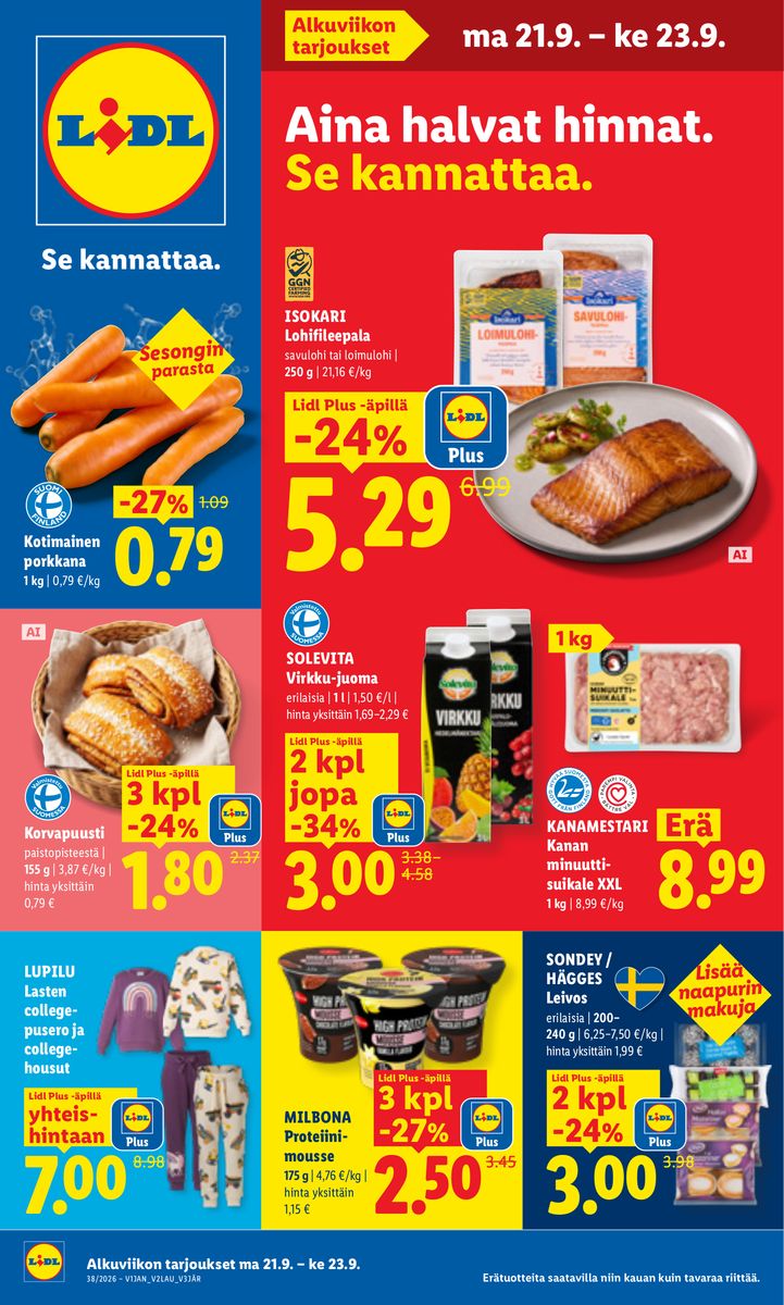 Lidl catalog 2026-09-21 to 2026-09-23