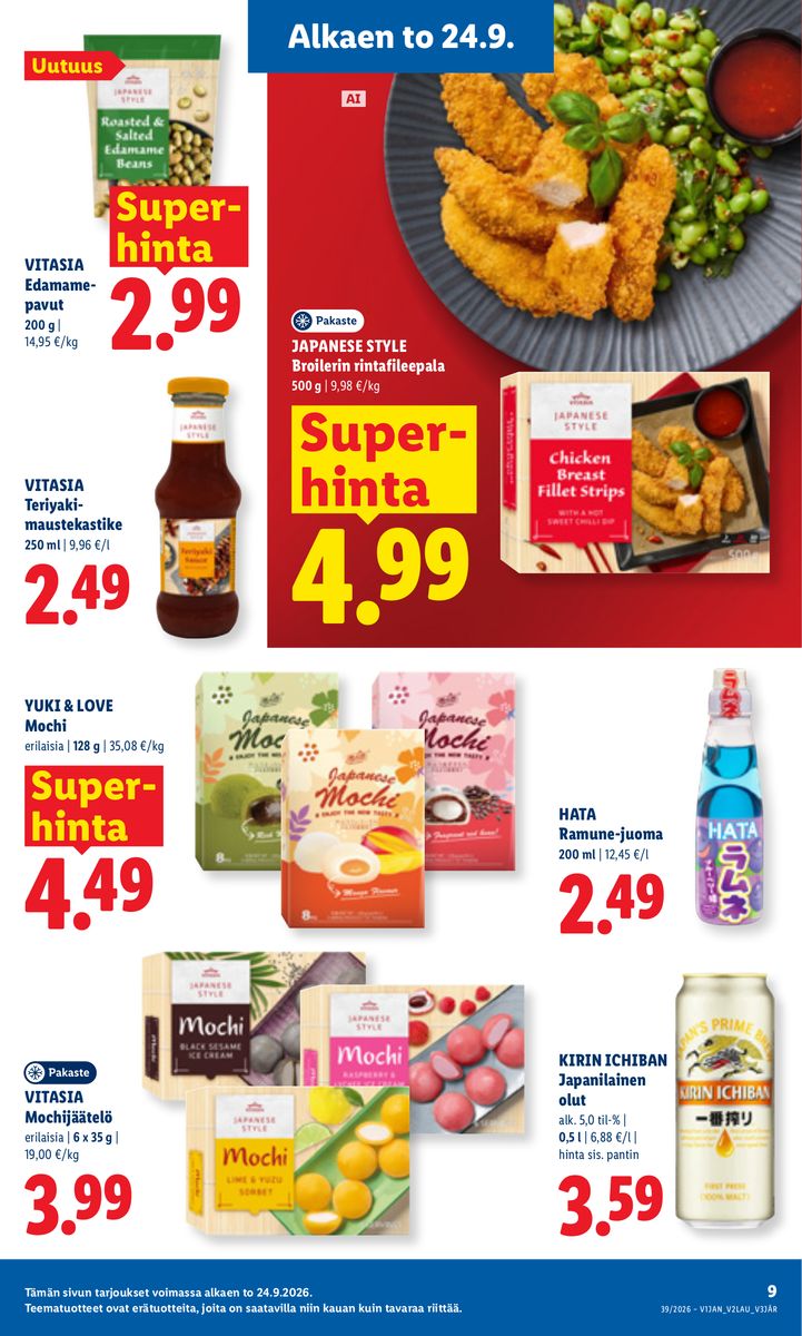 Lidl catalog page 9 — 2026-09-24 to 2026-09-27