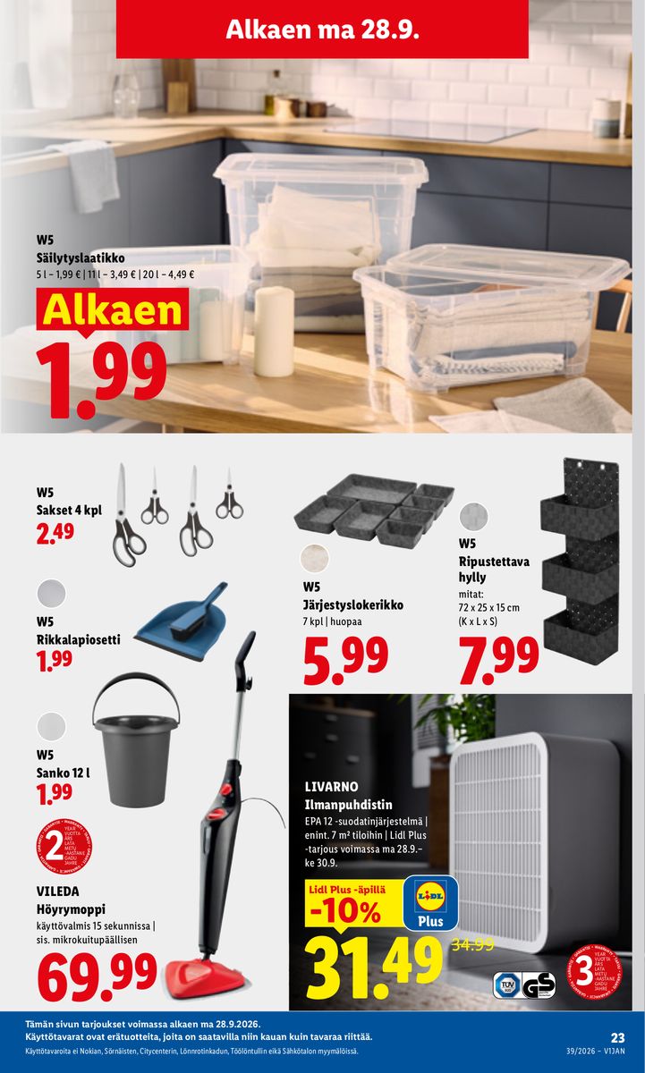 Lidl catalog page 13 — 2026-09-28 to 2026-09-30