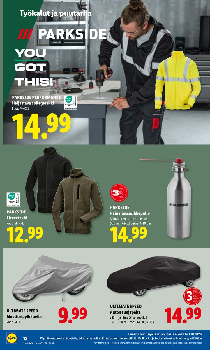 Lidl catalog page 16 — 2026-10-01 to 2026-10-04