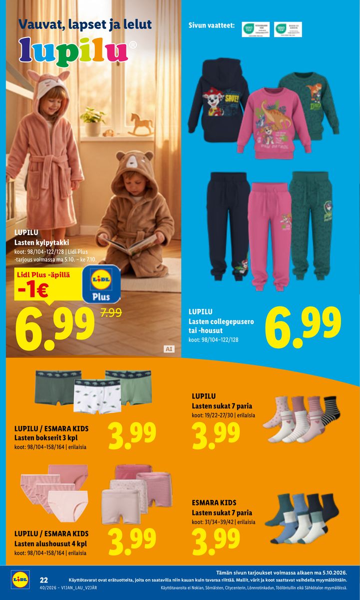 Lidl catalog page 12 — 2026-10-05 to 2026-10-07
