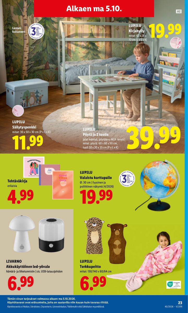 Lidl catalog page 13 — 2026-10-05 to 2026-10-07