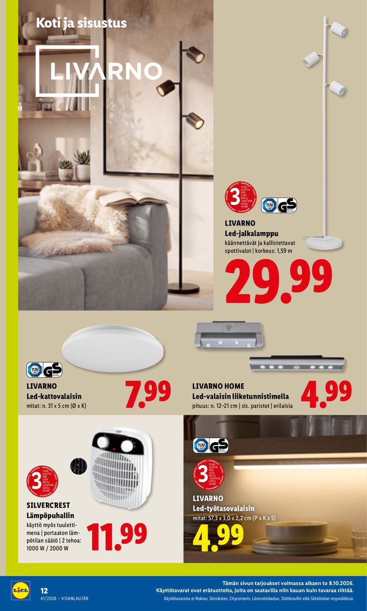 Lidl catalog page 18 — 2026-10-08 to 2026-10-11