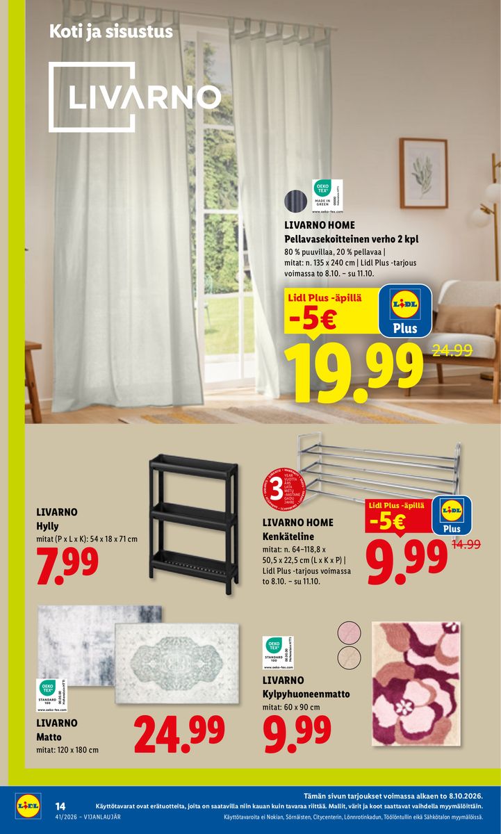 Lidl catalog page 20 — 2026-10-08 to 2026-10-11