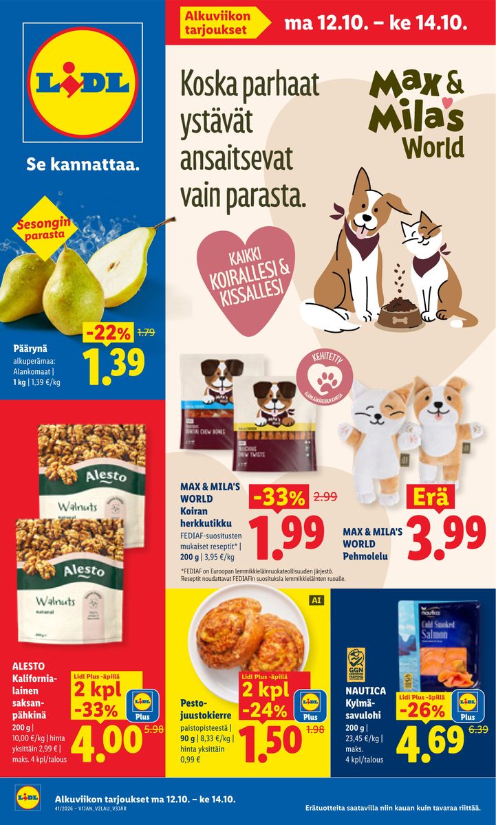 Lidl catalog 2026-10-12 to 2026-10-14