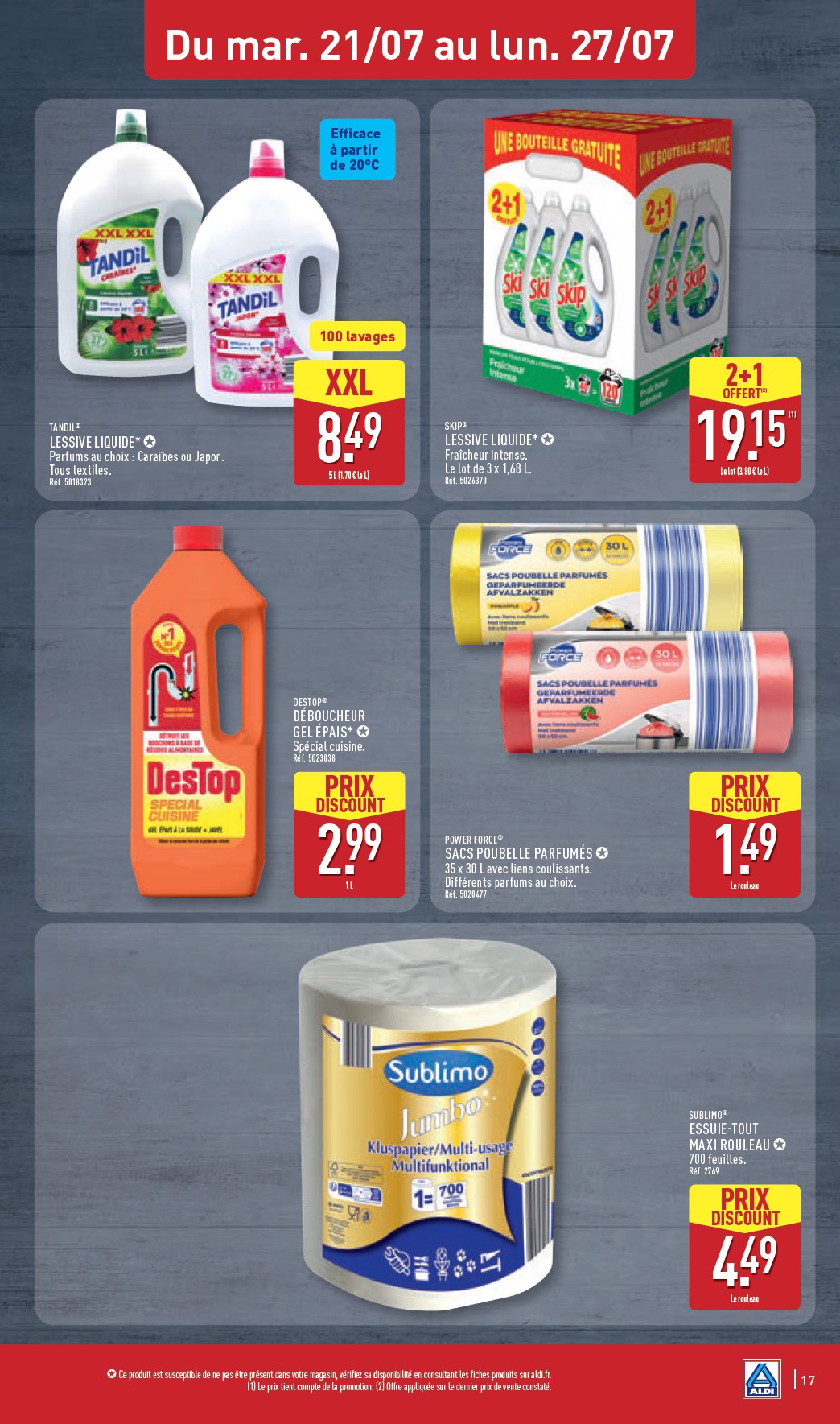 Aldi catalog page 21 — 2026-07-20 to 2026-07-25