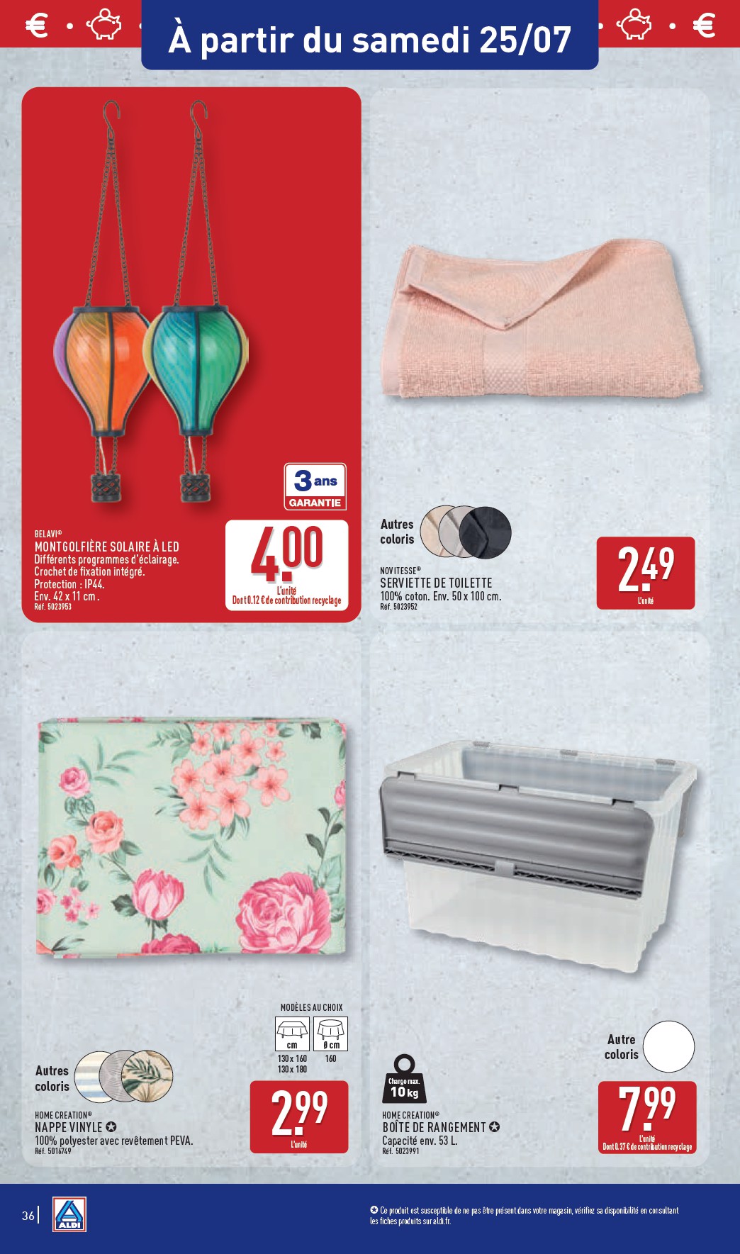 Aldi catalog page 40 — 2026-07-20 to 2026-07-25