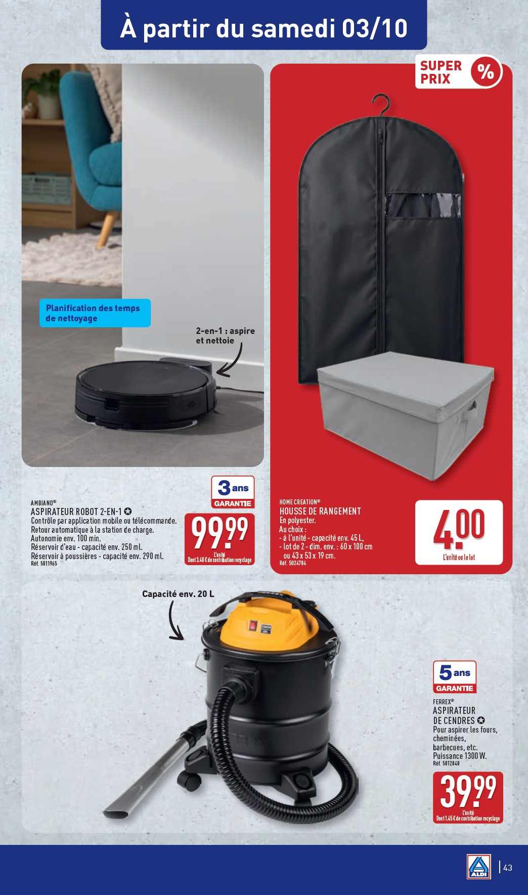 Aldi catalog page 45 — 2026-09-28 to 2026-10-03