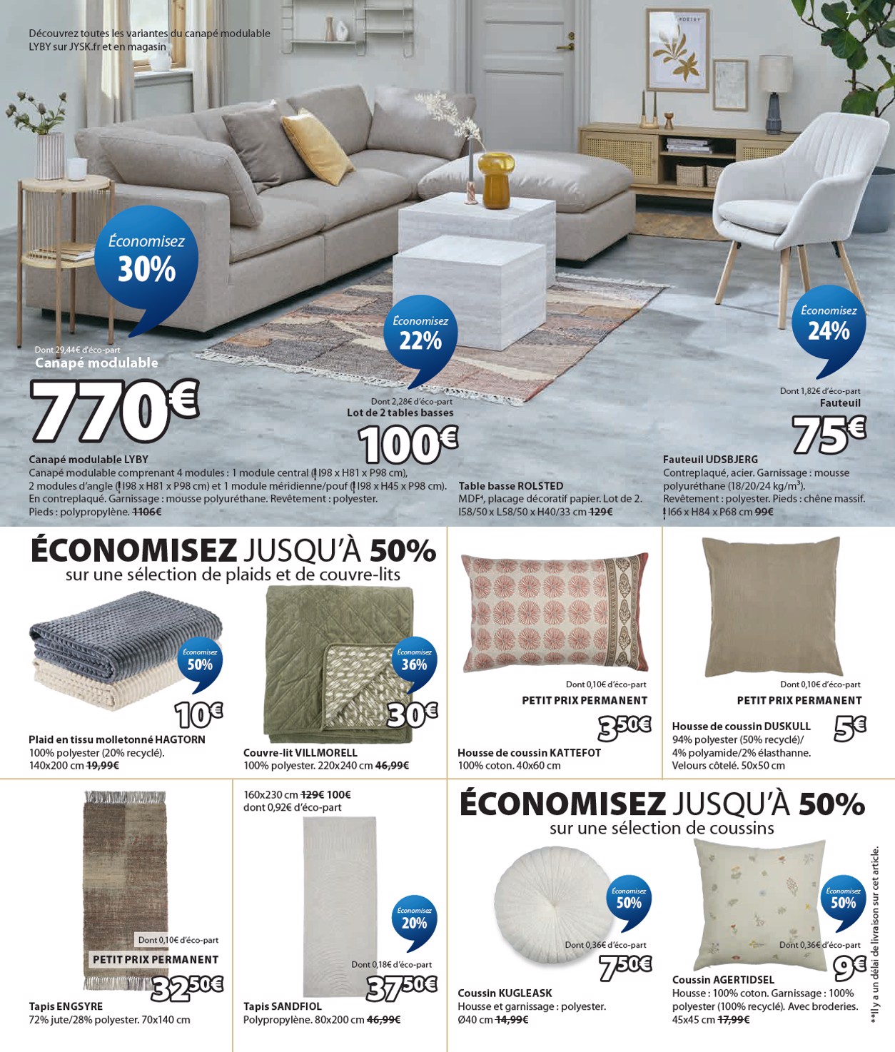 Jysk catalog page 8 — 2026-07-22 to 2026-08-31