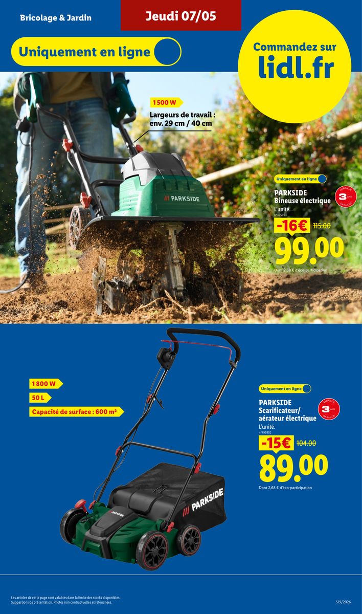 Lidl catalog page 45 — 2026-05-07 to 2026-05-13