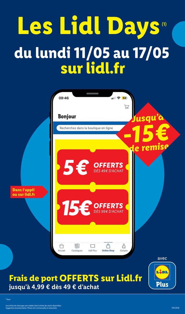 Lidl catalog page 5 — 2026-05-11 to 2026-05-14