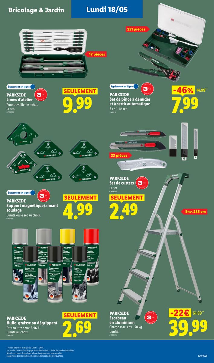 Lidl catalog page 45 — 2026-05-14 to 2026-05-20