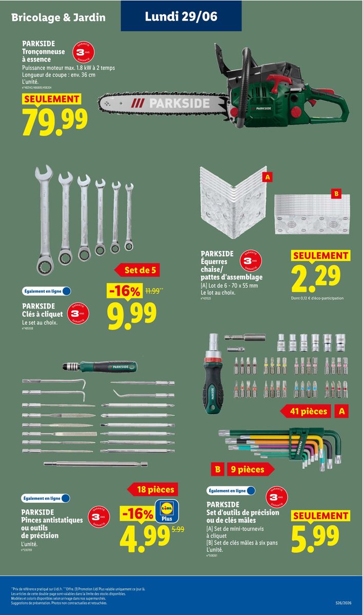 Lidl catalog page 61 — 2026-06-25 to 2026-07-01