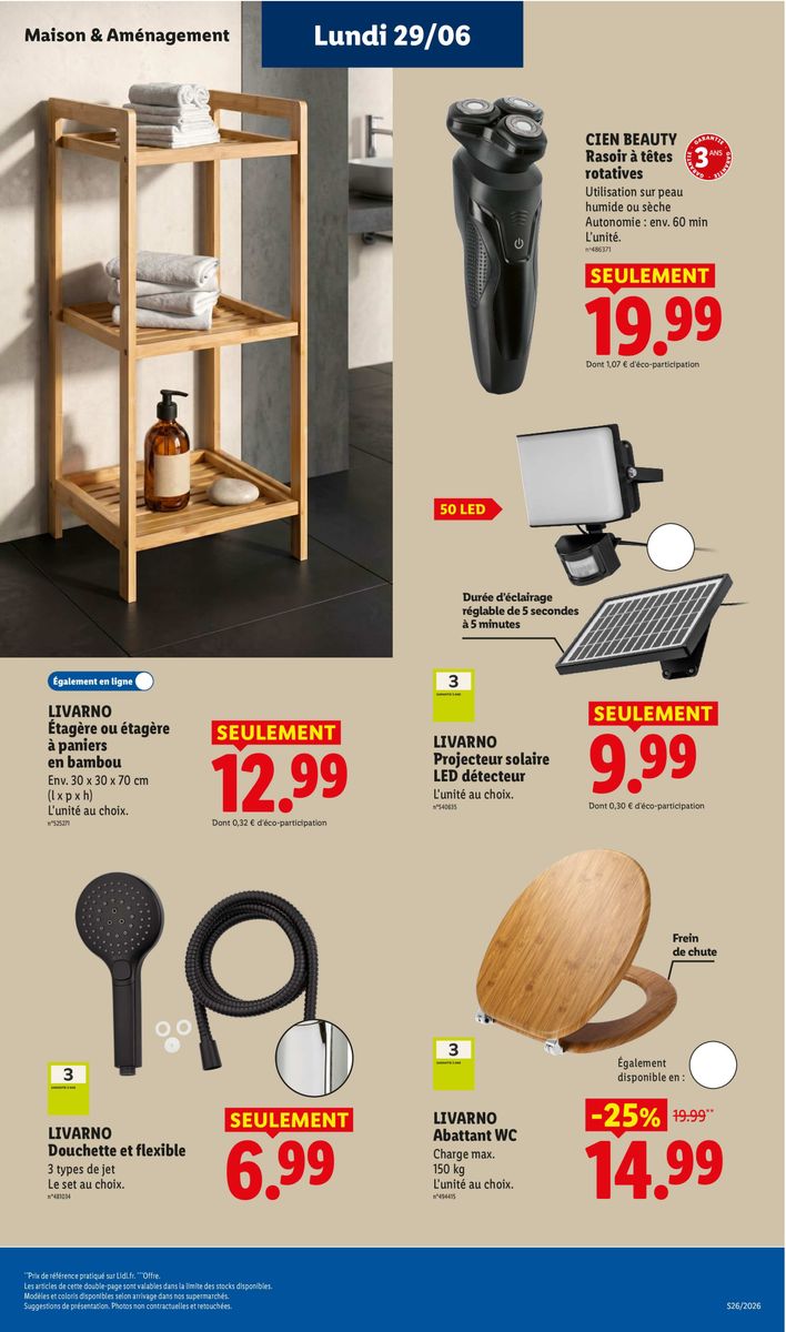 Lidl catalog page 63 — 2026-06-25 to 2026-07-01