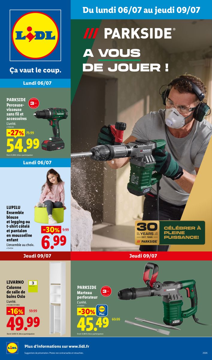 Lidl catalog 2026-07-06 to 2026-07-09