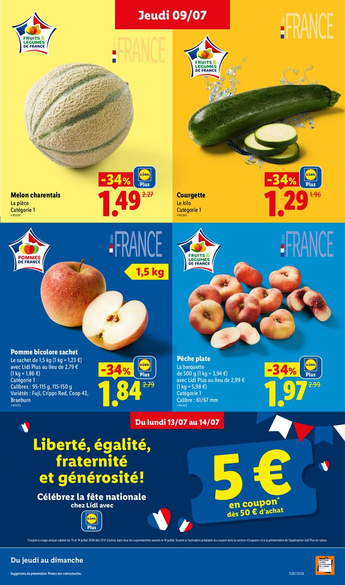 Lidl catalog page 3 — 2026-07-09 to 2026-07-15