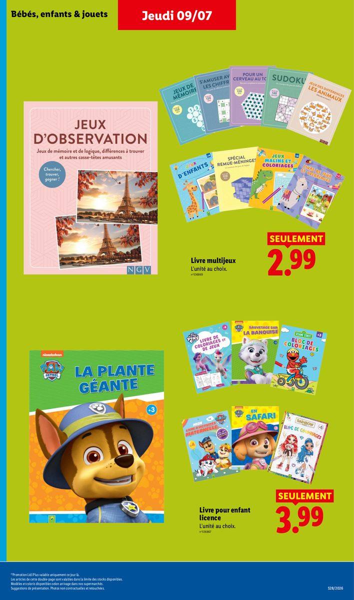 Lidl catalog page 45 — 2026-07-09 to 2026-07-15