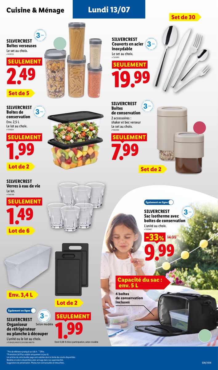 Lidl catalog page 51 — 2026-07-09 to 2026-07-15