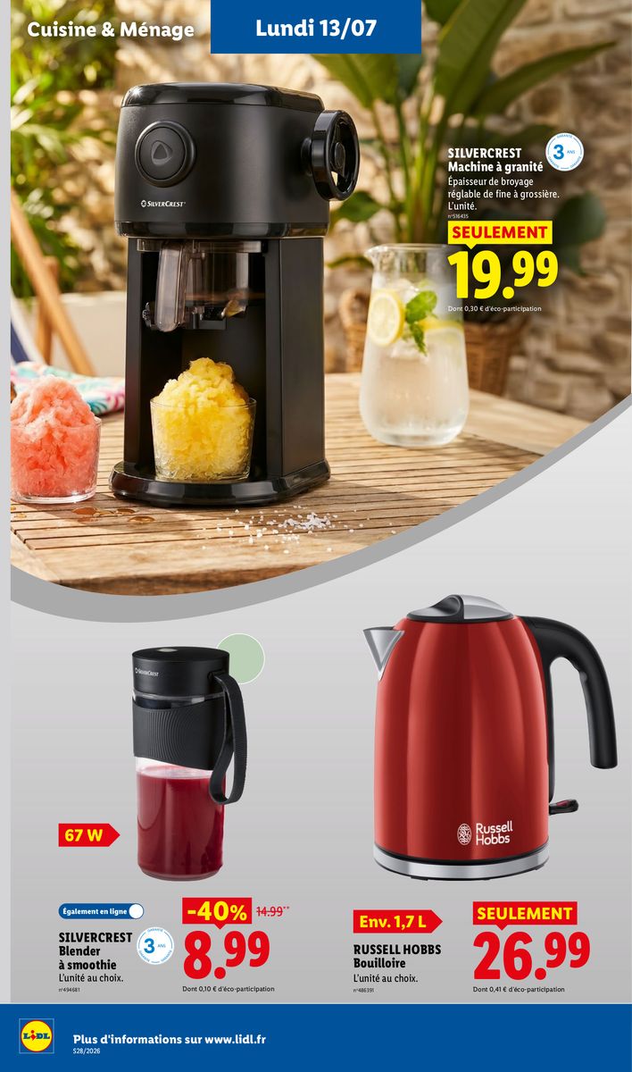 Lidl catalog page 52 — 2026-07-09 to 2026-07-15