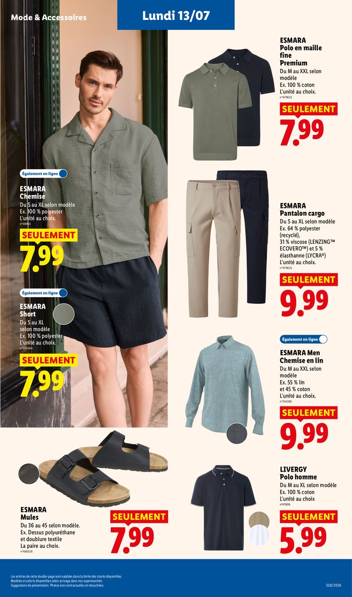 Lidl catalog page 57 — 2026-07-09 to 2026-07-15