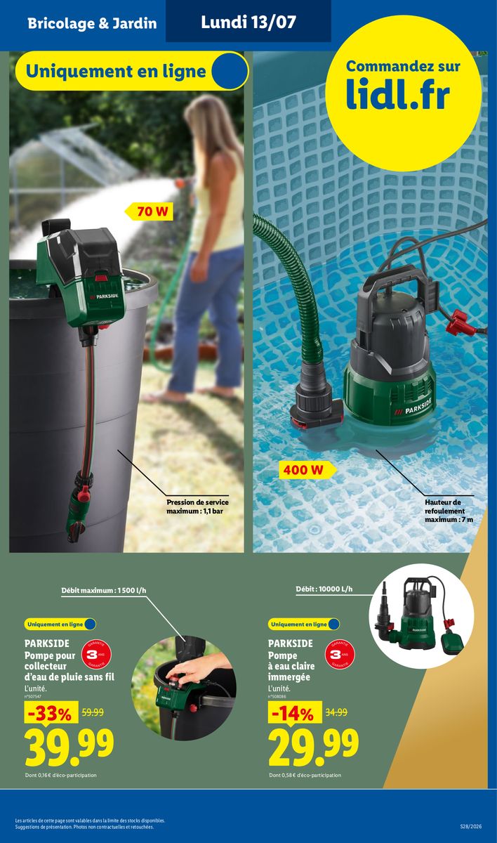 Lidl catalog page 63 — 2026-07-09 to 2026-07-15