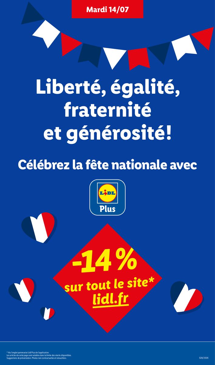 Lidl catalog page 7 — 2026-07-13 to 2026-07-16