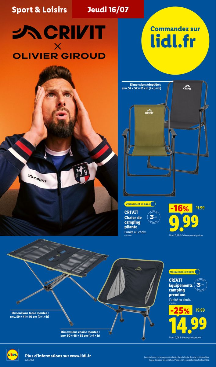 Lidl catalog page 38 — 2026-07-16 to 2026-07-22