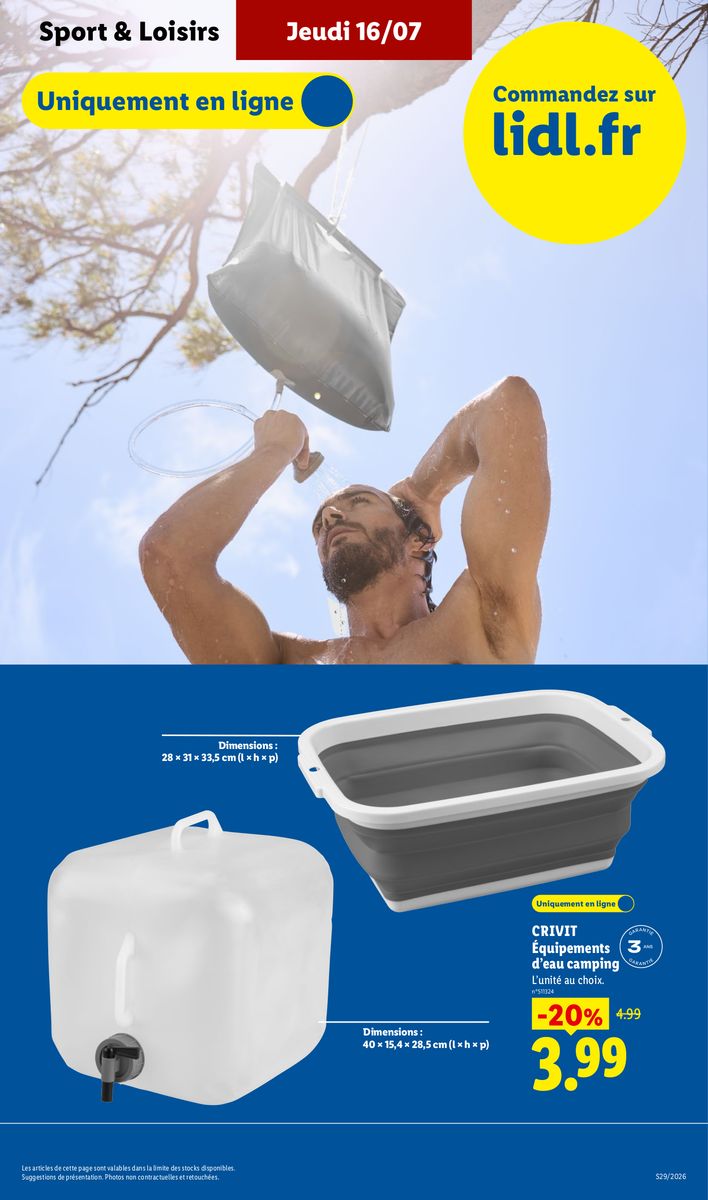 Lidl catalog page 39 — 2026-07-16 to 2026-07-22