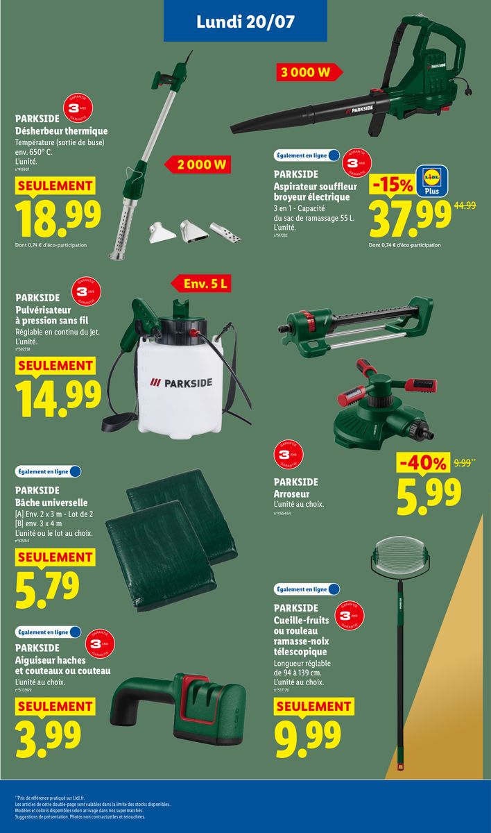 Lidl catalog page 49 — 2026-07-16 to 2026-07-22