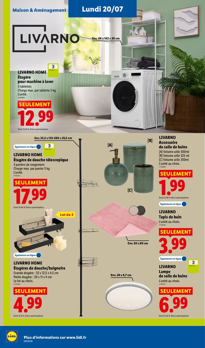 Lidl catalog page 52 — 2026-07-16 to 2026-07-22
