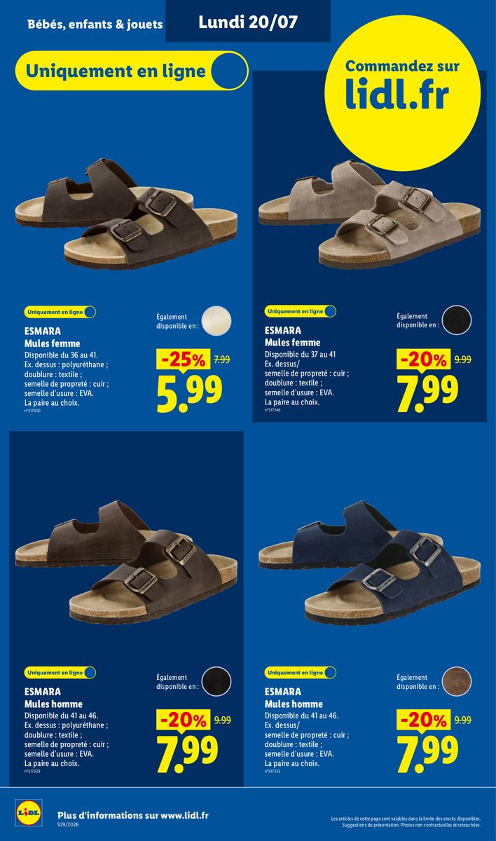 Lidl catalog page 58 — 2026-07-16 to 2026-07-22