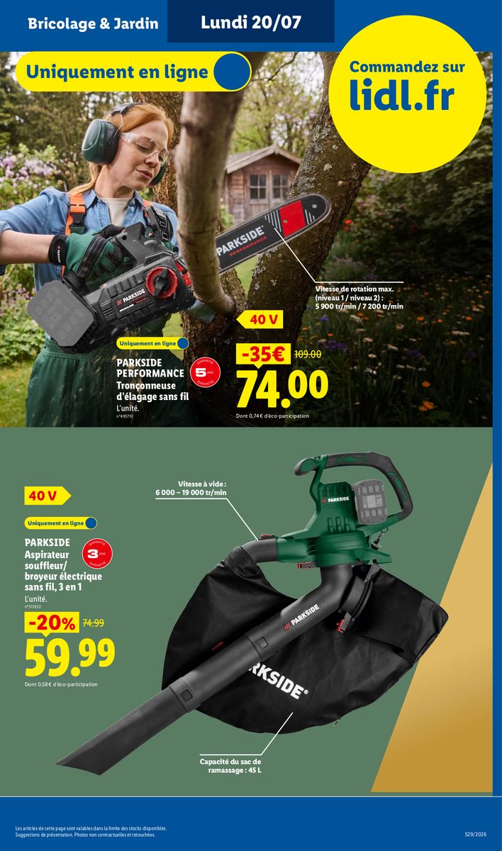 Lidl catalog page 3 — 2026-07-20 to 2026-07-23