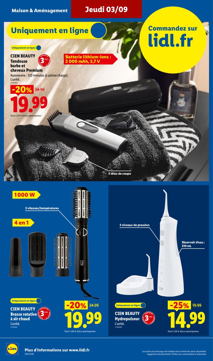 Lidl catalog page 38 — 2026-09-03 to 2026-09-09