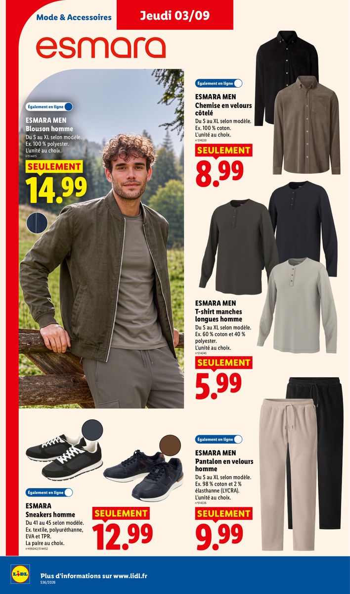 Lidl catalog page 44 — 2026-09-03 to 2026-09-09